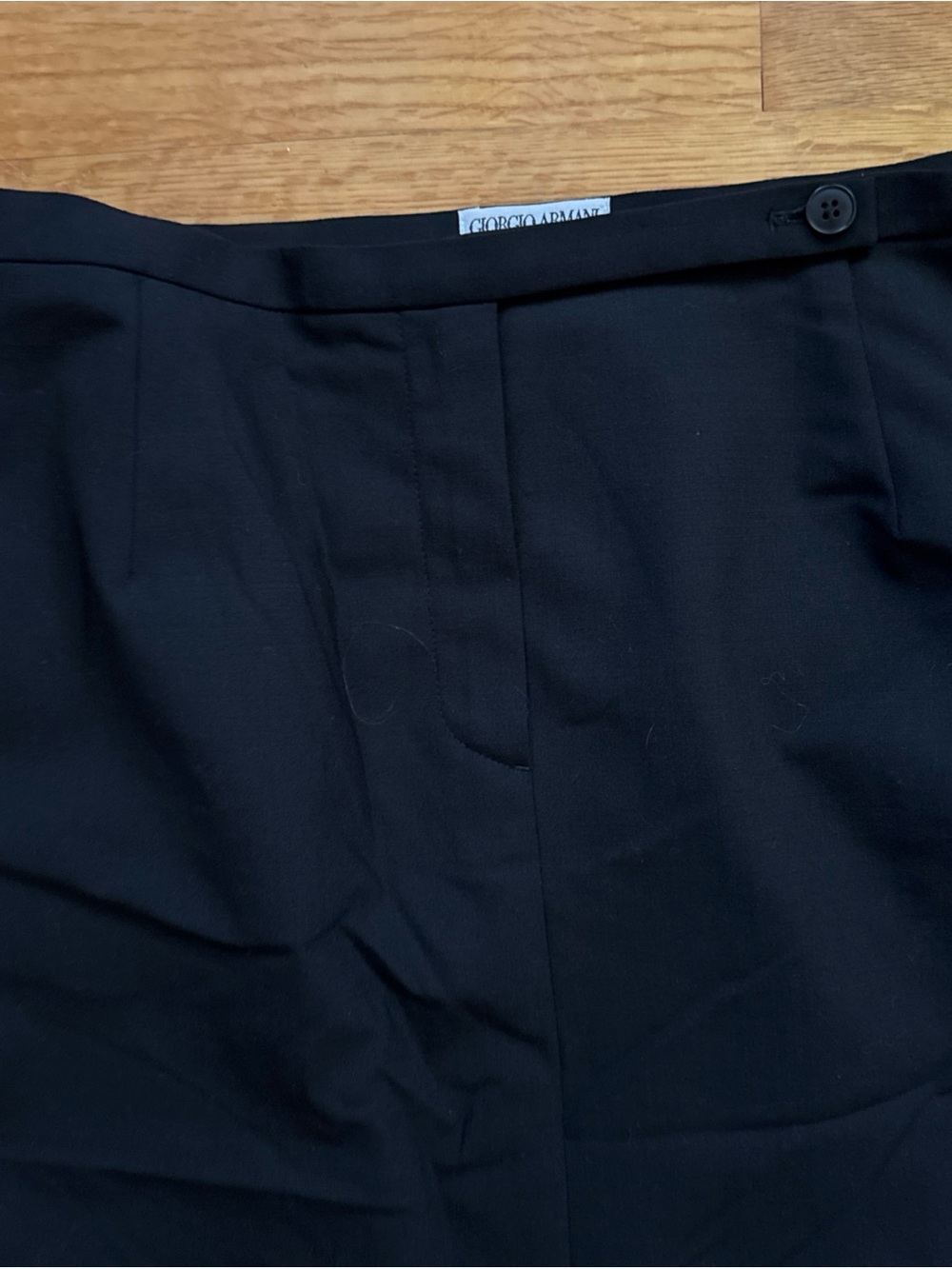 Giorgio Armani Le Collezioni Wool Midi Skirt - Picture 2 of 12